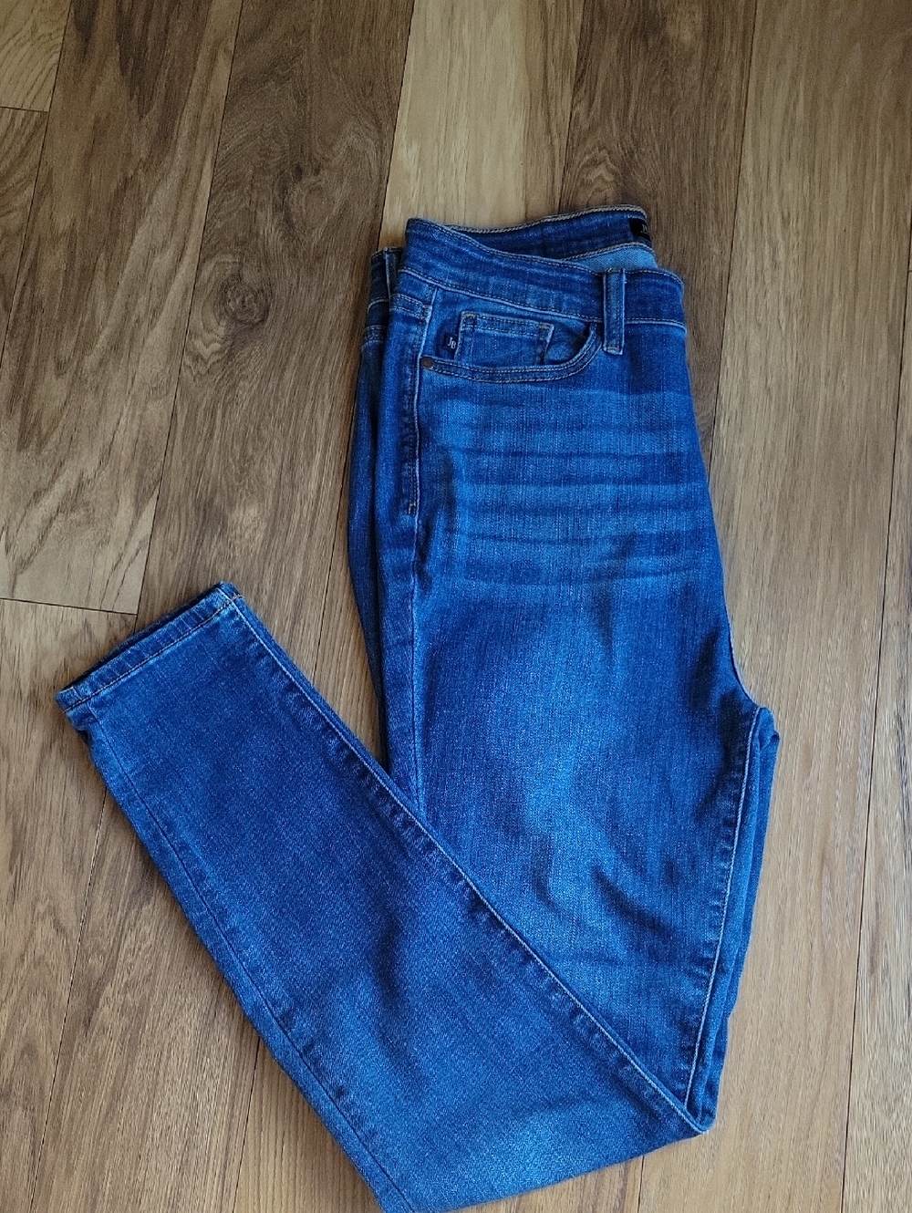 Judy Blue Deep Blue Skinny Jeans With Stretch Size 15/32
